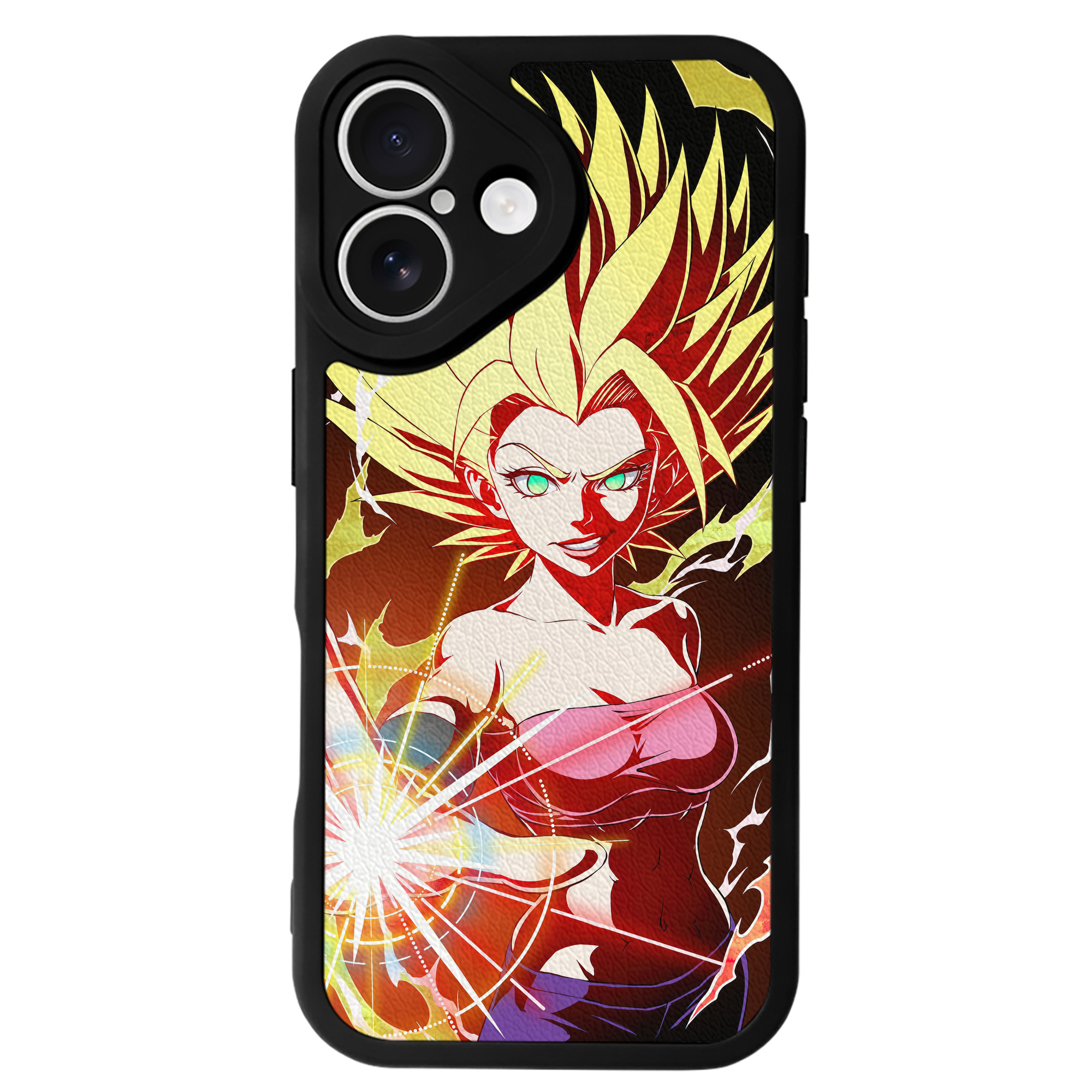 （画像用） ドラゴンボール DRAGON BALL 【iPhone 16シリーズ対応】シリコンスマホケース（レザー調） 材質：シリコン